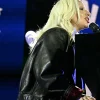 Kamala Harris’s Election day Eve Rally Lady Gaga Black Leather Jacket