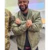 Kansas City Chiefs Dante Hall Green Bomber Jacket