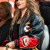 Kansas City Chiefs Taylor Swift Leather Varsity Jacket