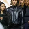 Kendall Jenner Sabrina Carpenter Concert Black Leather Jacket