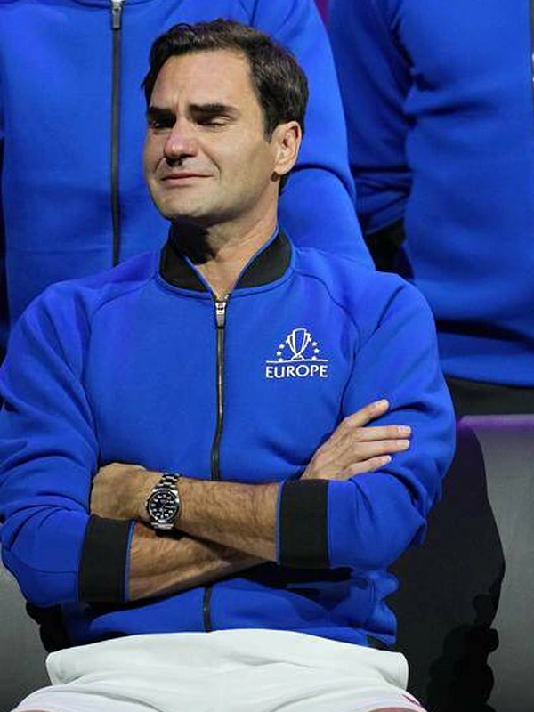 Laver Cup Team Europe Blue Bomber Jacket