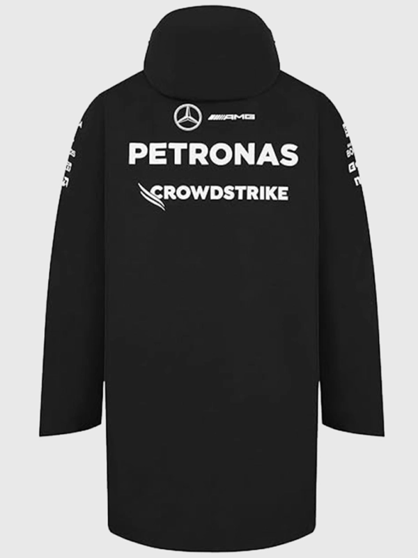 Lewis Hamilton Mercedes AMG Petronas F1 Team Rain Black Jacket