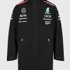 Lewis Hamilton Mercedes AMG Petronas F1 Team Rain Jacket Black