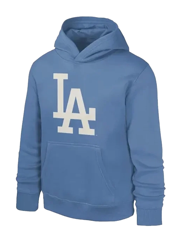 Los Angeles Dodgers Team Banner Hoodie Blue