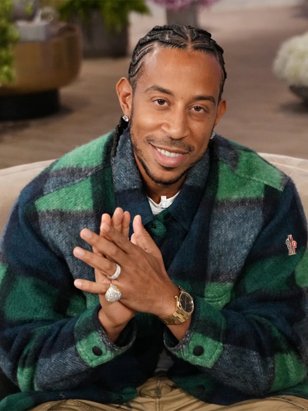 Ludacris The Jennifer Hudson Show Green Checked Jacket