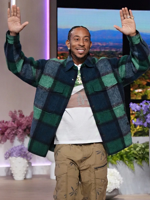 Ludacris The Jennifer Hudson Show Green Plaid Jacket