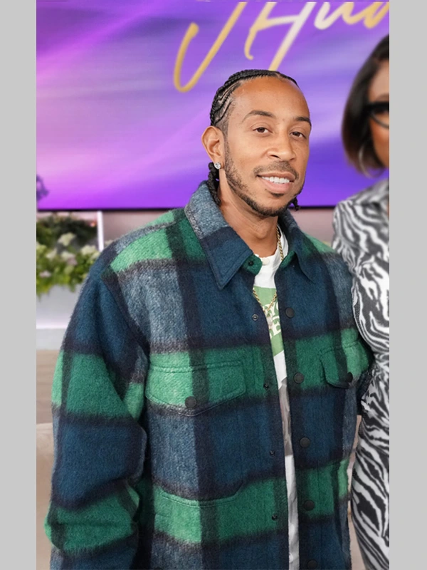 Ludacris The Jennifer Hudson Show Plaid Jacket Green