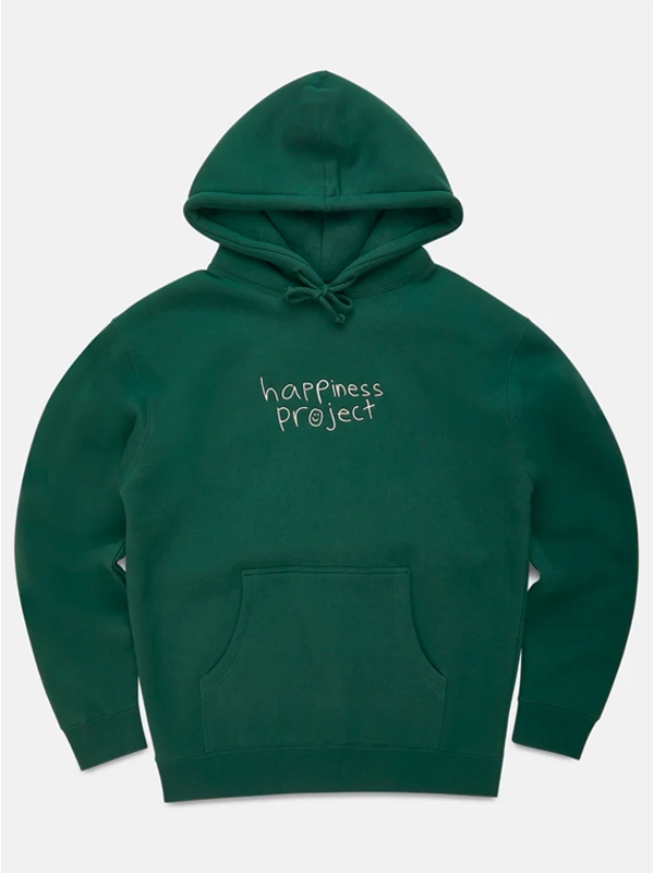 Mental Health Matters Happiness Project Hoodie Green