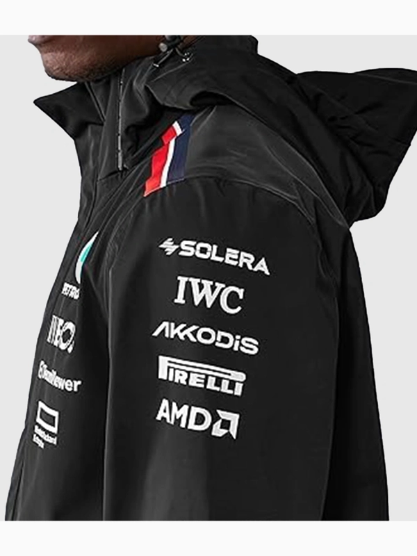 Mercedes-AMG F1 2024 Team Rain Jacket Black