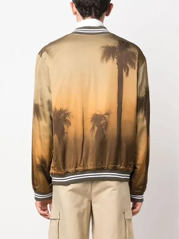 Michael-Buble-Blue-Sky-Inn-Palm-Tree-Print-Bomber-Jacket