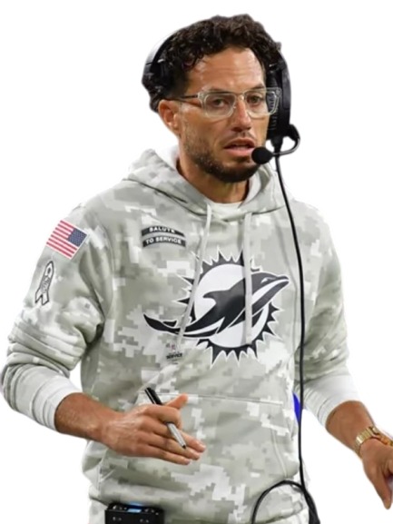 Mike McDaniel Dolphins Salute to Service Camo Hoodie