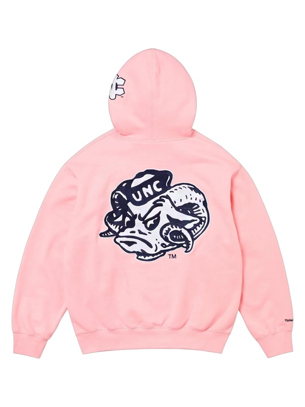 Mitchell & Ness Supreme NCAA Hoodie Pink