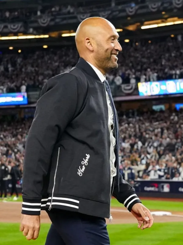 New-York-Yankees-Derek-Jeter-Black-Bomber-Jacket