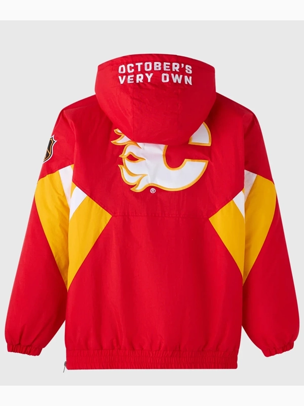 OVO Nhl Calgary Flames Red Starter Jacket