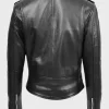 Olivia Newton-John Iconic Grease Black Biker Leather Jacket