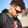 Patrick Mahomes Prada Hooded Black Bomber Jacket