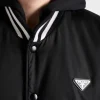 Patrick Mahomes Prada Varsity Jacket Black