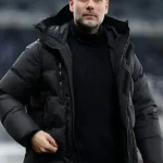 Pep Guardiola Black Puffer Coat