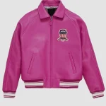 Pink Avirex Leather Jacket