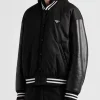 Prada Oversized Re-Nylon Bomber Jacket Black