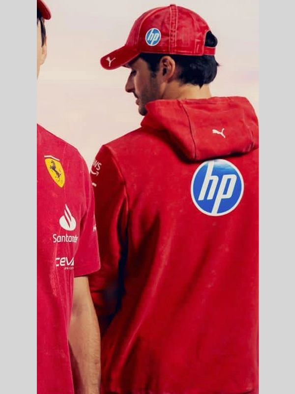 Puma for Scuderia Ferrari Desert Sun Special Edition Hoodie Red