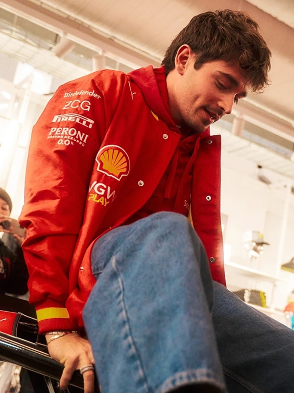 Scuderia Ferrari Varsity Bomber Jacket