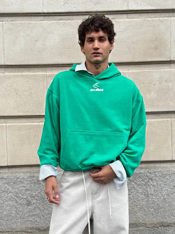 Scuffers Green Pullover Hoodie