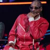 Snoop Dogg The Voice S026 Red Leather Jacket