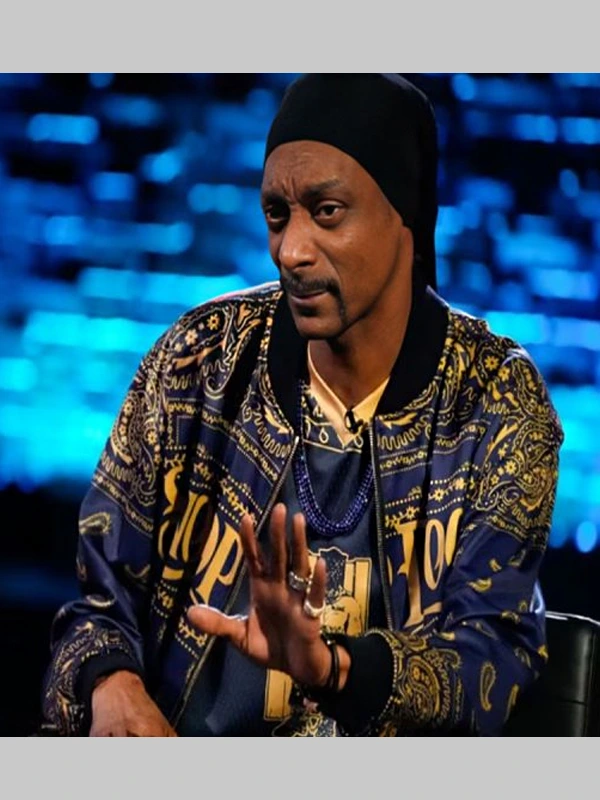 Snoop Dogg The Voice S26 Printed Bomber Jacket