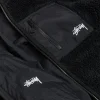 Stüssy Sherpa Reversible Black Jacket