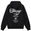 Stussy World Tour Black Pullover Hoodie