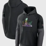 Super Bowl LIX Nike Black Fitness Performance Hoodie