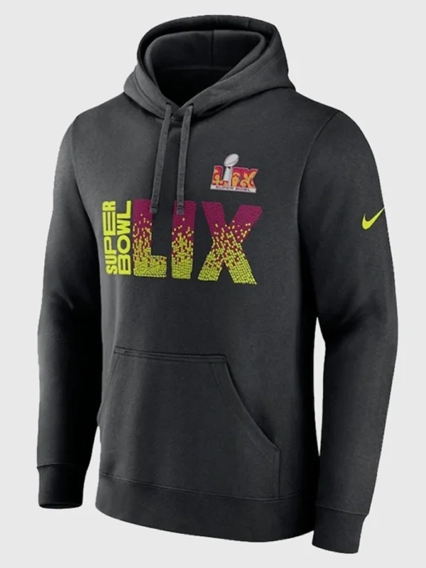 Super Bowl LIX Nike Club Hoodie Black