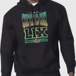 Super Bowl LIX Starter Black Super Bowl Graphic Hoodie