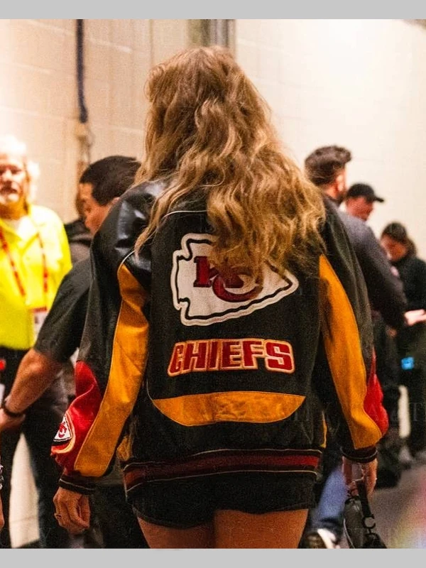 Taylor Swift Chiefs Leather Jacket