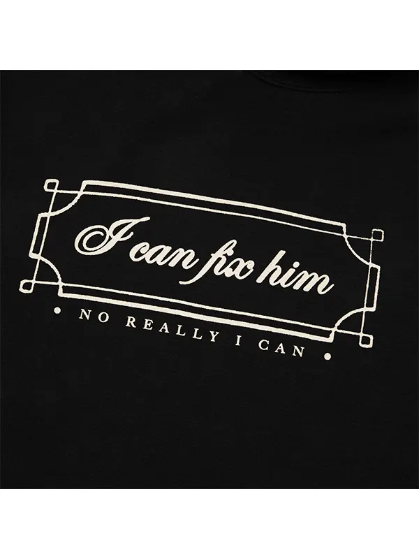 Taylor Swift I Can Fix Him Hoodie Black