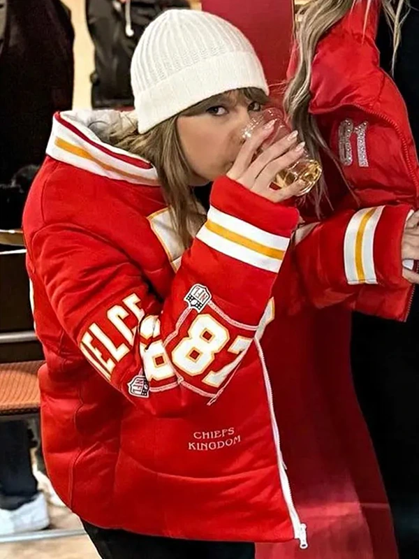 Taylor Swift Kelce 87 Puffer Jacket