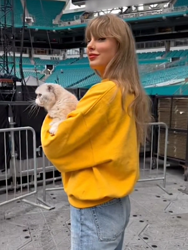 Taylor Swift Polo Ralph Lauren Yellow Sweatshirt