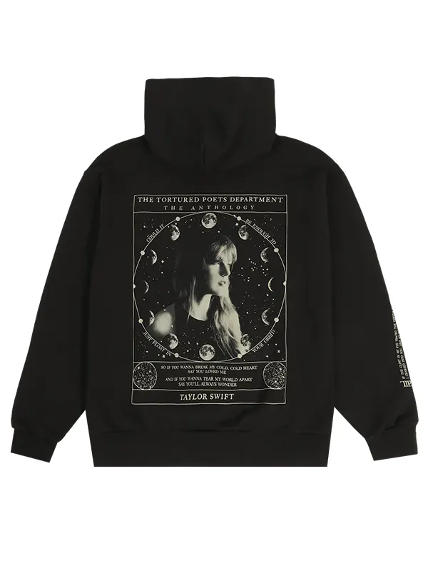 Taylor Swift TTPD Say You’ll Always Wonder Black Hoodie