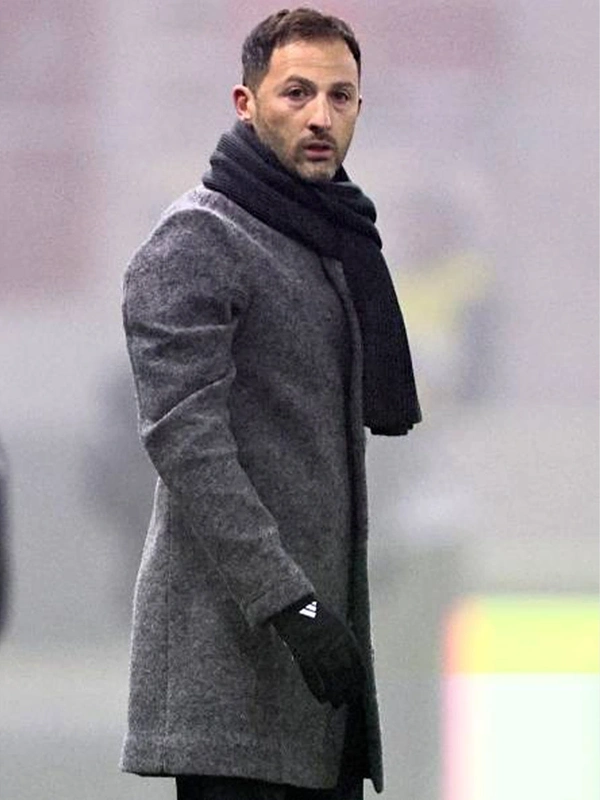 Tedesco Domenico Wool Grey Coat