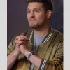 The Voice S26 Michael Bublé Gold Bomber Jacket