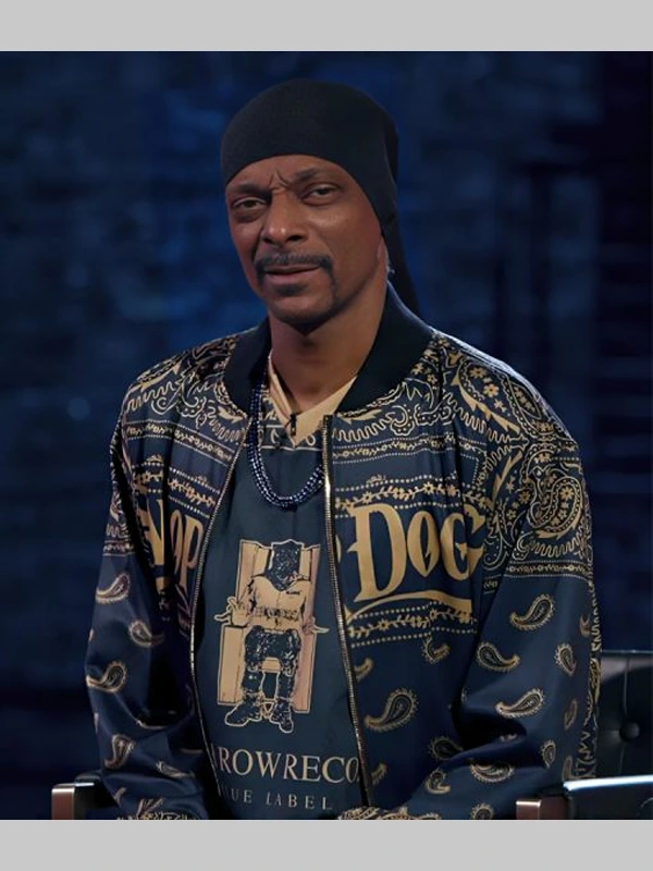 The Voice S26 Snoop Dogg Printed Bomber Jacket