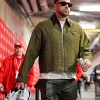 Travis Kelce Brown Cotton Jacket