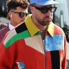 Travis Kelce Multicolor Cashmere Jacket