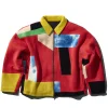 Travis Kelce Multicolor Patchwork Cashmere Jacket