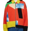 Travis Kelce Patchwork Cashmere Jacket