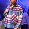 Travis-Kelce-half-zip-plaid-shirt-jacket