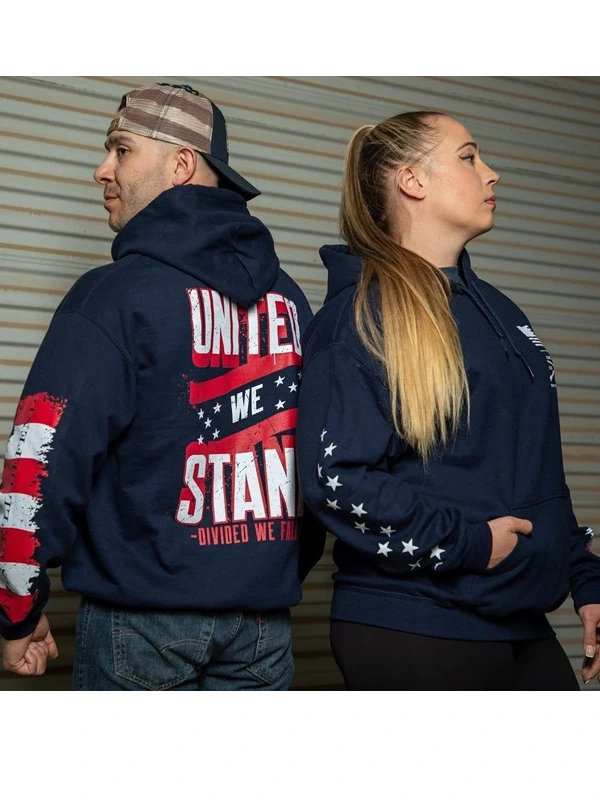 United We Stand Hoodie Navy