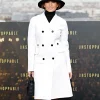 Unstoppable Premiere Jennifer Lopez White Trench Coat