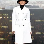 Unstoppable Premiere Jennifer Lopez White Coat